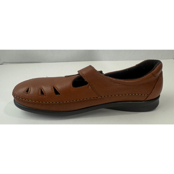 SAS Tripad Comfort Soft Step Leather Roamer Shoes Chestnut Brown Size 10 - Picture 10 of 16